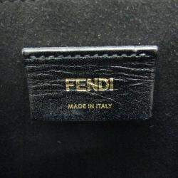 Fendi Pink Leather Box Shoulder Bag