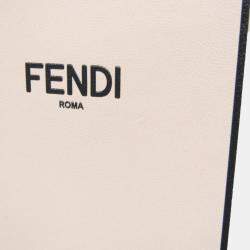 Fendi Pink Leather Box Shoulder Bag