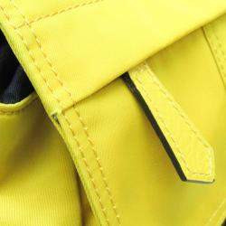 Fendi Yellow Nylon Fendines Sling Backpack