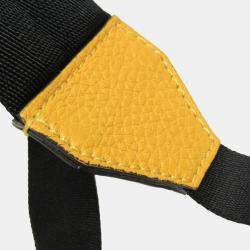 Fendi Yellow Nylon Fendines Sling Backpack