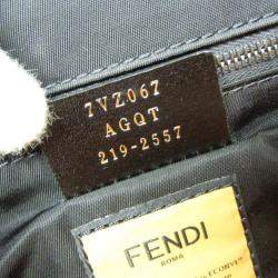 Fendi Yellow Nylon Fendines Sling Backpack
