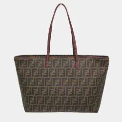 Fendi Brown PVC Zucca Tote Bag