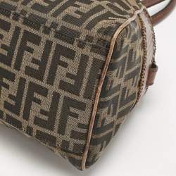 Fendi Tobacco Zucca Canvas Medium Chef De Jour Bag