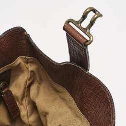 Fendi Tobacco Zucca Canvas Medium Chef De Jour Bag