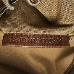 Fendi Tobacco Zucca Canvas Medium Chef De Jour Bag