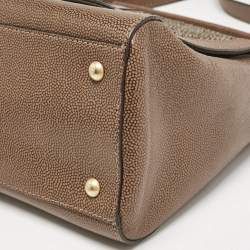 Pre Owned Fendi Tricolor Leather and Calf Hair Anna Shoulder Bag