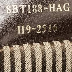 Pre Owned Fendi Tricolor Leather and Calf Hair Anna Shoulder Bag