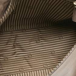 Pre Owned Fendi Tricolor Leather and Calf Hair Anna Shoulder Bag