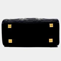 Pre Owned Fendi Black Leather Sunshine Mini Crossbody Bag