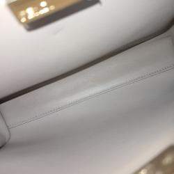 Pre Owned Fendi Black Leather Peekaboo Essentially Mini bag