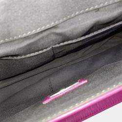Fendi Pink Leather Baguette Cross Bag