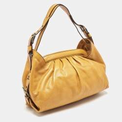 Fendi Tan Leather Doctor B Hobo