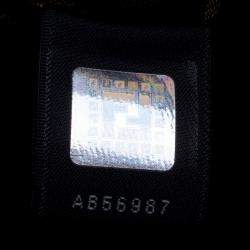 Pre Owned حقيبة فندي سباي كبيرة جلد بنية داكنة