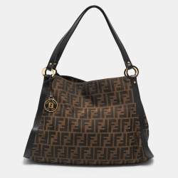 Fendi Tobacco Zucca Canvas Chef Tote