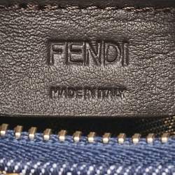 مملوكة مسبقًا Fendi Blue Denim Nano Fendigraphy Hobo