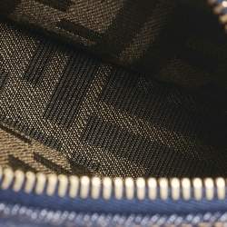 مملوكة مسبقًا Fendi Blue Denim Nano Fendigraphy Hobo