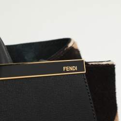 Fendi Tricolor Leather Medium 2Jours Tote