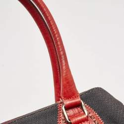 Fendi Red/Blue Denim Chef Du Jour Satchel