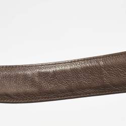 Fendi Tobacco Canvas and Leather Small Hobo
