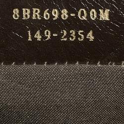 Fendi Tobacco Canvas and Leather Small Hobo