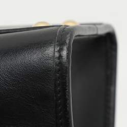 Fendi Black/Brown Zucca Leather Small Runaway Shoulder Bag