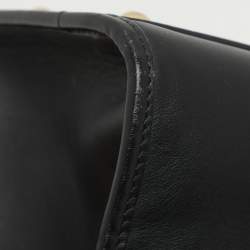 Fendi Black/Brown Zucca Leather Small Runaway Shoulder Bag