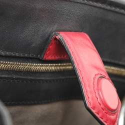 Fendi Black/Brown Zucca Leather Small Runaway Shoulder Bag