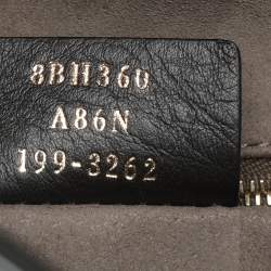 Fendi Tobacco/Black Zucca Coated Canvas and Leather Medium Runaway Shopper Tote