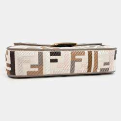 Fendi Multicolor Fabric Baguette Bag