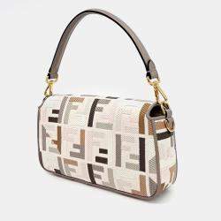 Fendi Multicolor Fabric Baguette Bag