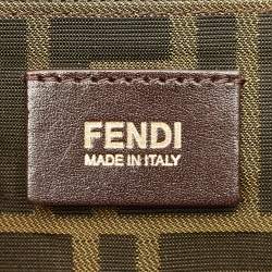 Fendi Black Leather and Suede Classico No.1 Top Handle Bag
