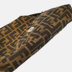 Fendi Brown Zucca Baguette Handbag 