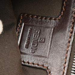 Fendi Brown Zucca Baguette Handbag 