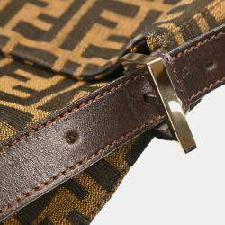 Fendi Brown Zucca Baguette Handbag 