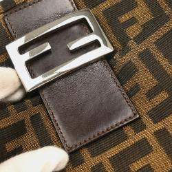 Fendi Brown Zucca Baguette Handbag 