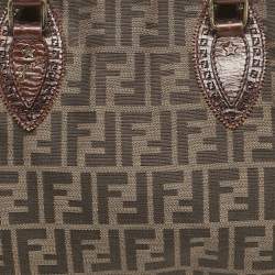 Fendi Tobacco Zucca Canvas Medium Chef De Jour Bag