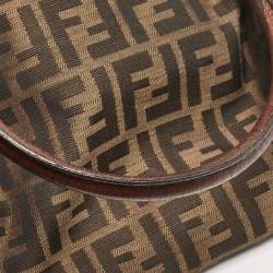 Fendi Tobacco Zucca Canvas Medium Chef De Jour Bag