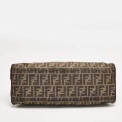 Fendi Tobacco Zucca Canvas Medium Chef De Jour Bag