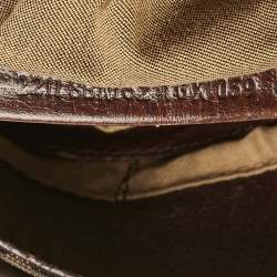 Fendi Tobacco Zucca Canvas Medium Chef De Jour Bag