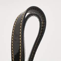 Pre Owned حقيبة فندي سوداء براءات اختراع جلدية B كتف