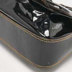 Pre Owned حقيبة فندي سوداء براءات اختراع جلدية B كتف