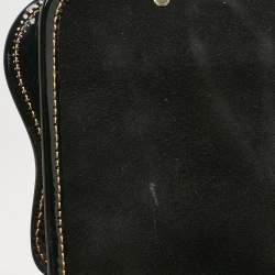 Pre Owned حقيبة فندي سوداء براءات اختراع جلدية B كتف