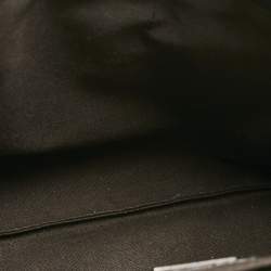 Pre Owned حقيبة فندي سوداء براءات اختراع جلدية B كتف