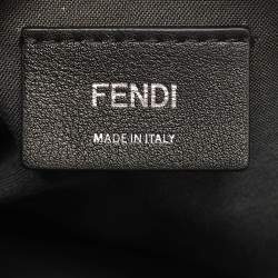 Fendi Grey Leather Mini Flowerland Backpack
