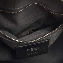 Fendi Grey Leather Mini Flowerland Backpack