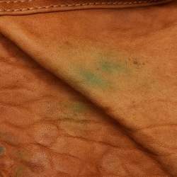 Fendi Brown Pebbled Leather Spy Bag