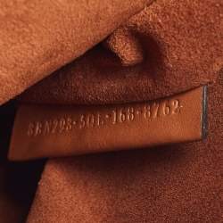 Fendi Brown Leather Dotcom Top Handle Bag