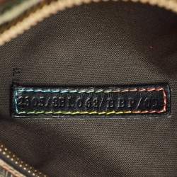 Fendi Multicolor Zucca Coated Canvas Small Forever Boston Bag