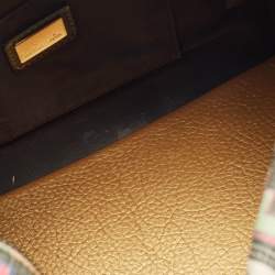 Fendi Multicolor Zucca Coated Canvas Small Forever Boston Bag