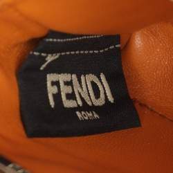 Fendi Brown Crocodile Micro Peekaboo Top Handle Bag